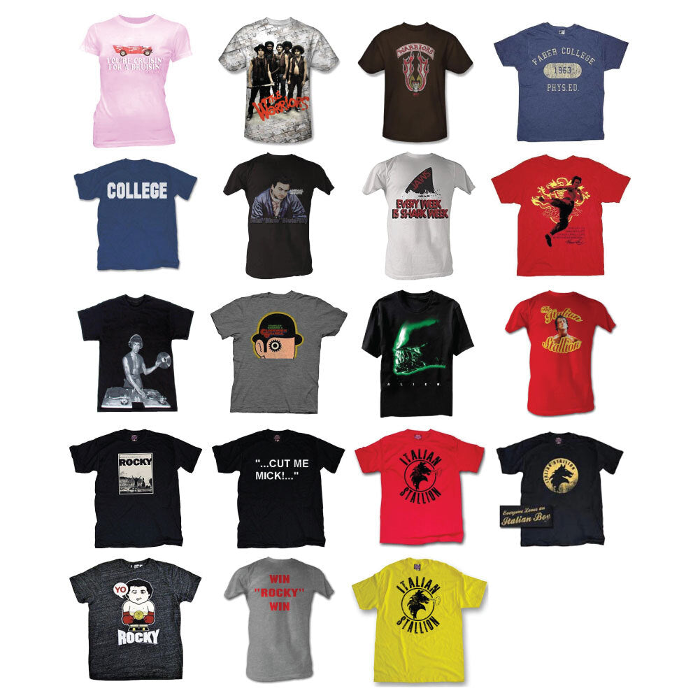 Vintage 70's Movie-Inspired T-Shirt Collection Halloween Cosplay Various Sizes - Halloween Fast