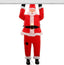 Christmas Gemmy 6.5 ft Realistic Santa Hanging from Roof Airblown Inflatable