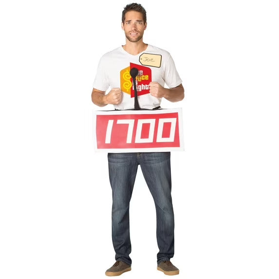 The Price is Right Contestant Row Neutral Men's Halloween Fancy-Dress Costume Main image