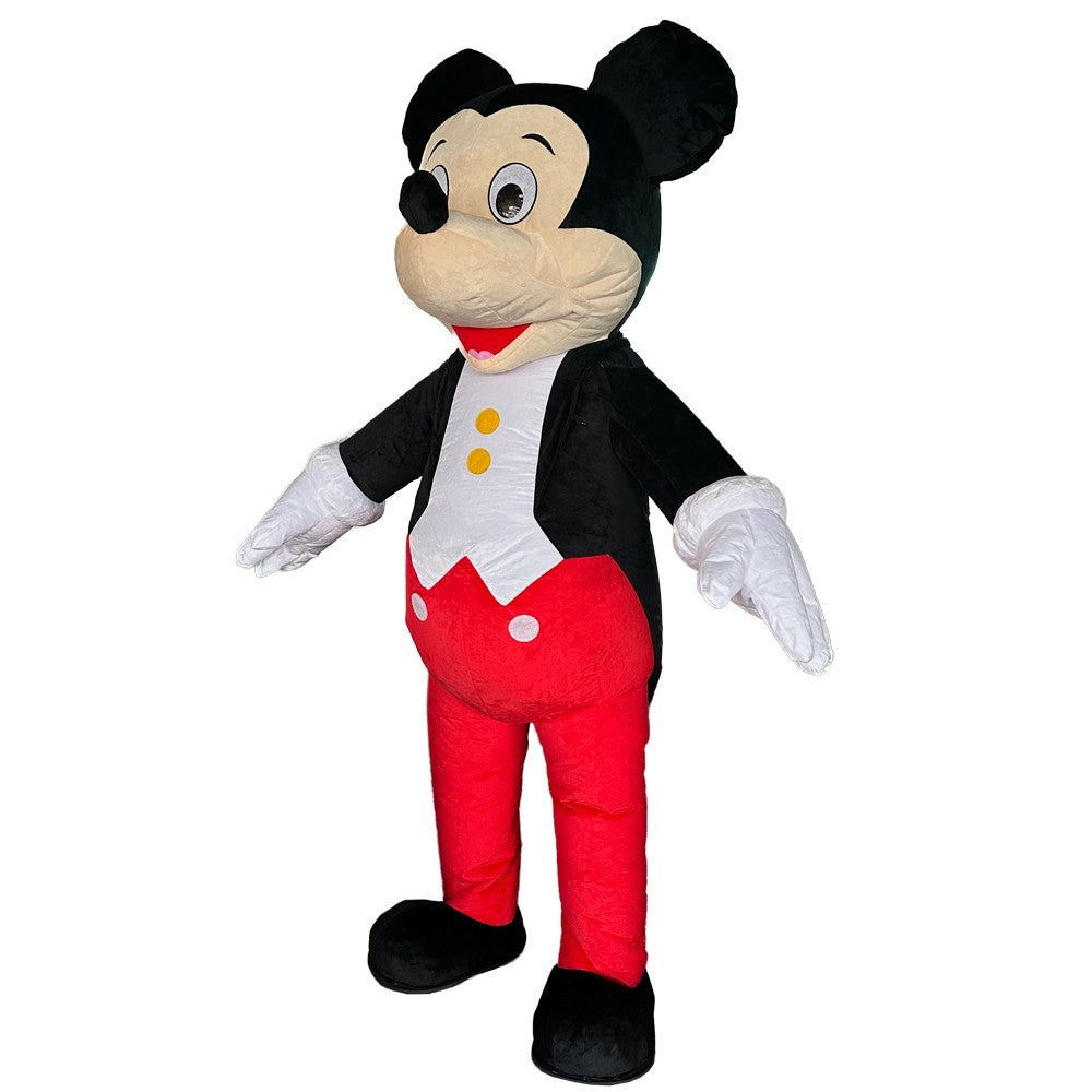 Inflatable Classic Mickey Mascot Costume Halloween Carnival Cosplay Party Outfit Halloween Fast