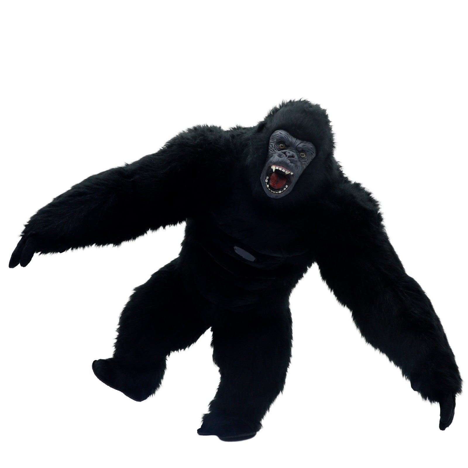8' Giant Gorilla Mascot  Inflatable Costume Adult Halloween Cosplay Party Outfit Halloween Fast