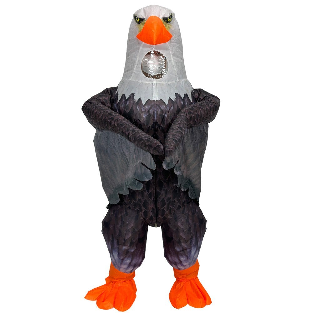 7' Giant Eagle Inflatable Costume Adult for Halloween Cosplay Party Fancy Dress Halloween Fast
