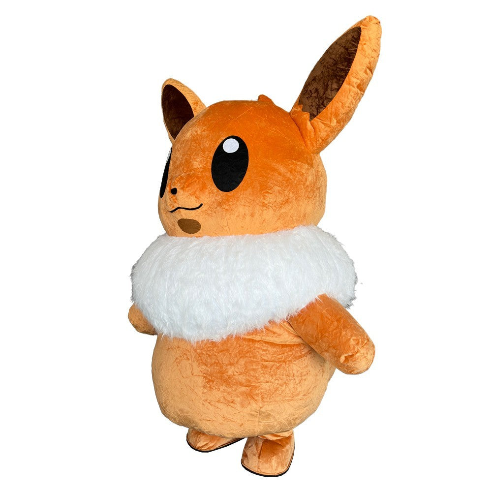 Eevee Inflatable Mascot Costume Plush Halloween Carnival Cosplay Party Outfit Halloween Fast