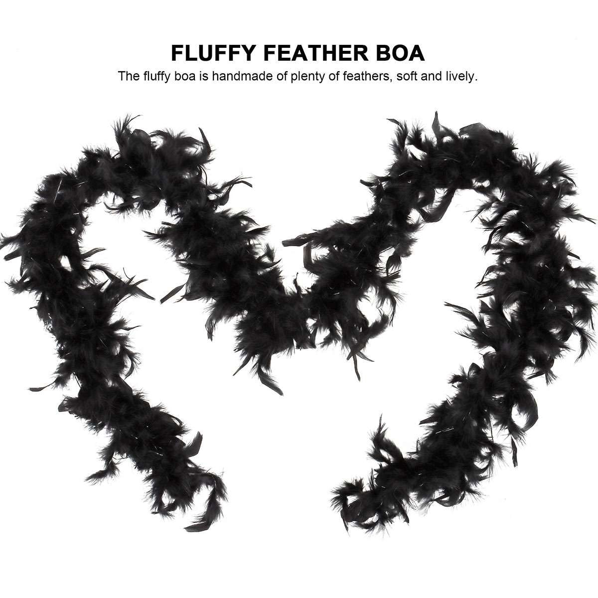 1920s Flapper Costume Accessory Set Boa Headband Gloves Necklace for Halloween Halloween Fast