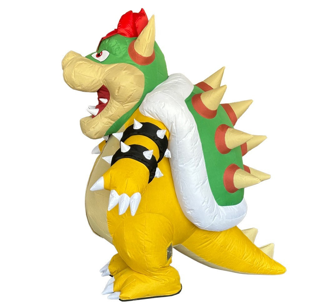 Bowser Koopa Inflatable Mascot Costume Halloween Carnival Cosplay Party Outfit Halloween Fast