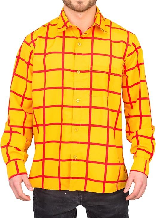 Sheriff Woody Cowboy Shirt Halloween Costume Cosplay  Toy Story Character Outfit Halloween Fast