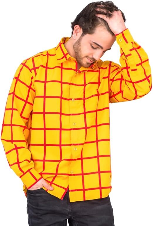 Sheriff Woody Cowboy Shirt Halloween Costume Cosplay  Toy Story Character Outfit Halloween Fast