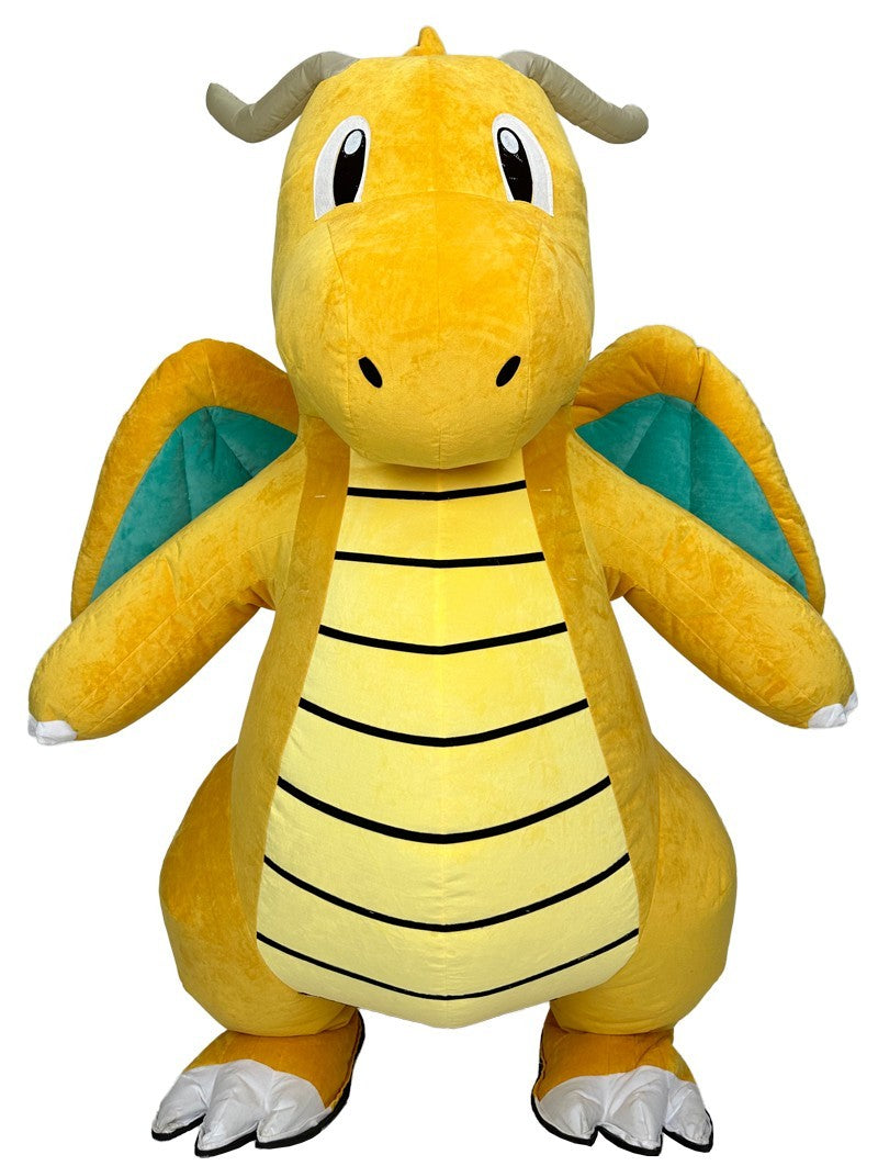 Dragonite Inflatable Mascot Costume Plush Halloween Carnival Cosplay Party Suit Halloween Fast