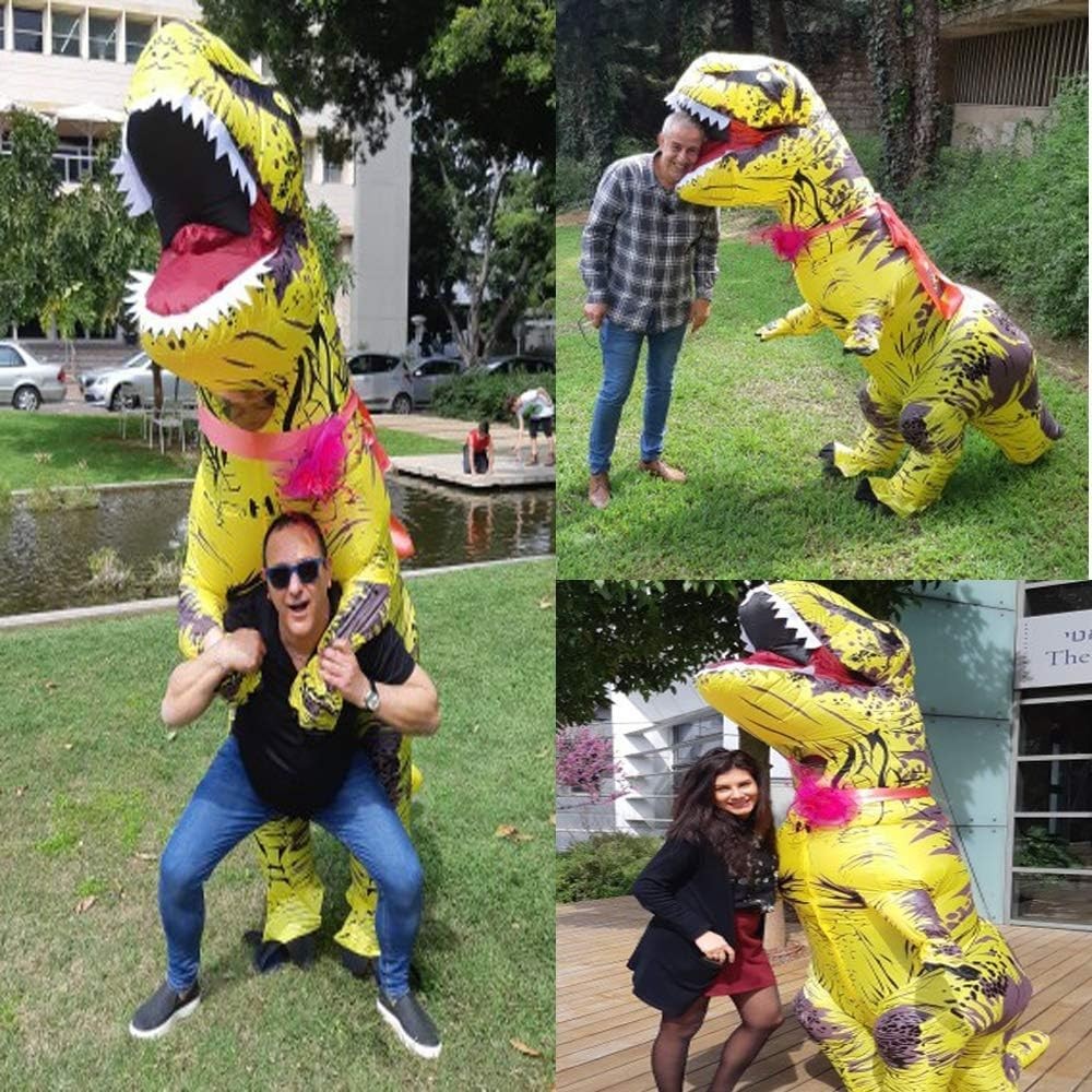 7ft T-Rex Inflatable Costume Adult Size for Halloween Cosplay Party Fancy Dress Halloween Fast