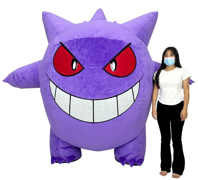 Gengar Inflatable Mascot Costume Plush Halloween Carnival Cosplay Party Outfit Halloween Fast