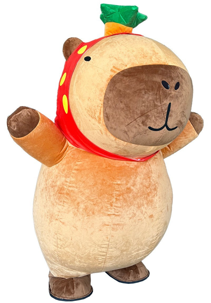 Capybara Inflatable Mascot Costume Plush Halloween Carnival Cosplay Party Outfit Halloween Fast