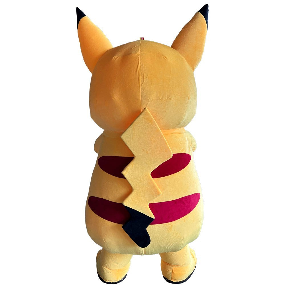 Pikachu Inflatable Mascot Costume Plush Halloween Carnival Cosplay Party Outfit Halloween Fast