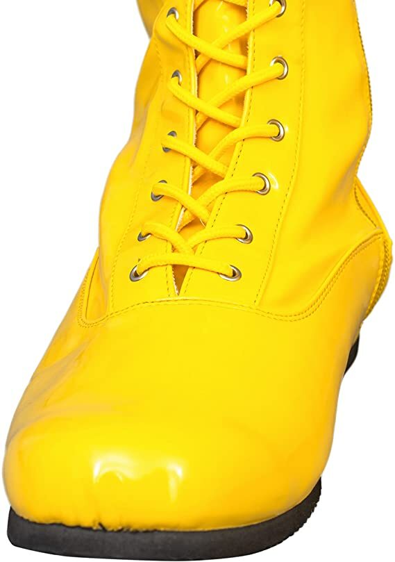 Adult Wrestling Halloween Costume Cosplay Lace-Up Zipper Boots Multiple Color Halloween Fast