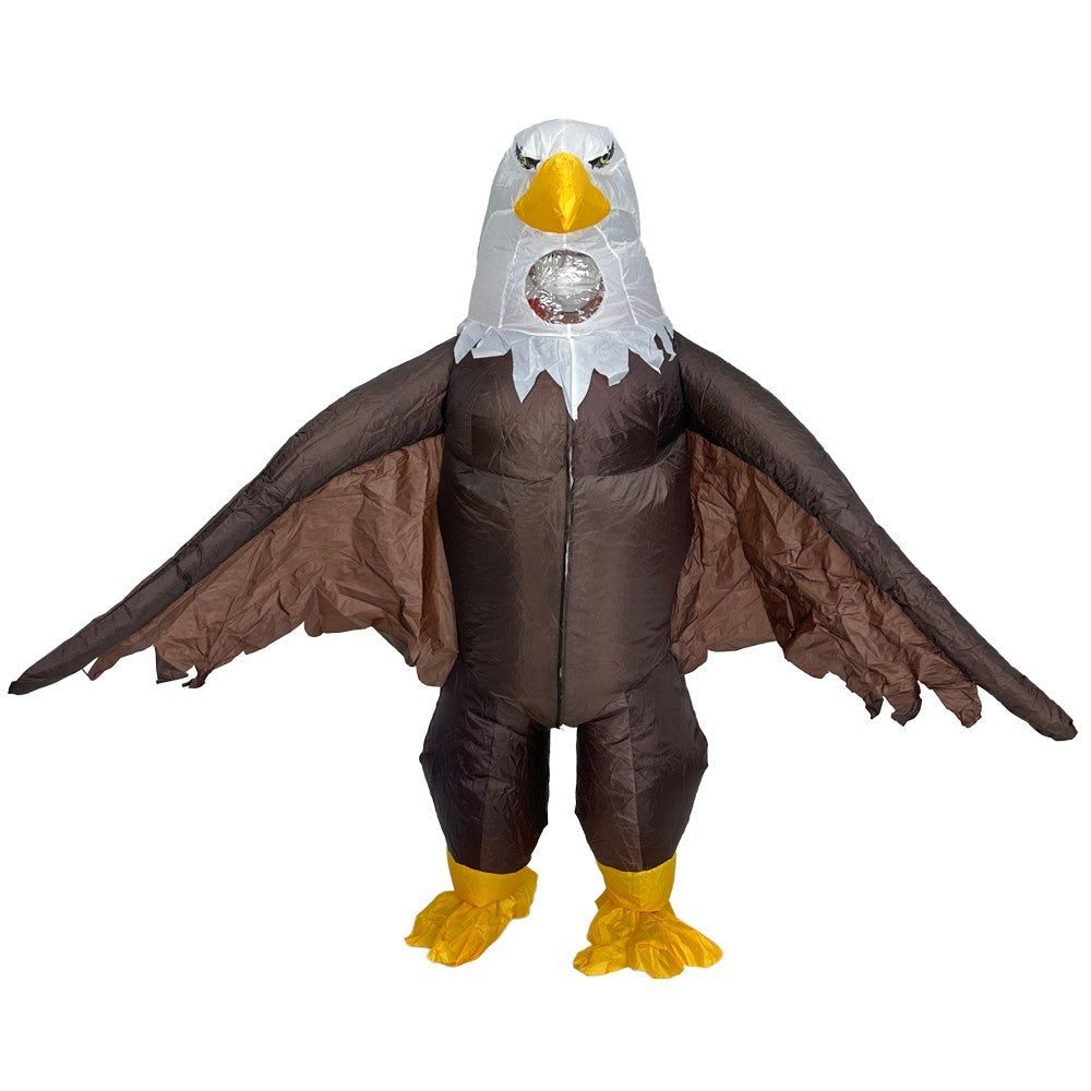 7' Giant Eagle Inflatable Costume Adult for Halloween Cosplay Party Fancy Dress Halloween Fast