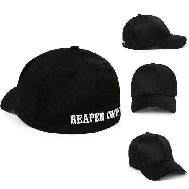 Unisex Reaper Crew Sons of Anarchy SOA Flex Halloween Cosplay Baseball Hat Halloween Fast