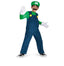 Nintendo Super Mario Brothers Boys Luigi Deluxe Costume