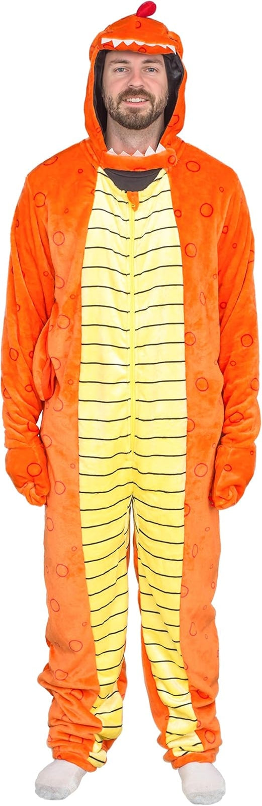 Adult Unisex Flappy Pajama Suit - Halloween Cosplay Costume Jumpsuit for All Halloween Fast