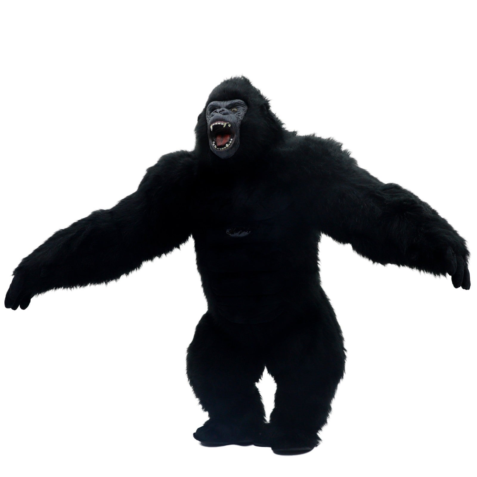 8' Giant Gorilla Mascot  Inflatable Costume Adult Halloween Cosplay Party Outfit Halloween Fast