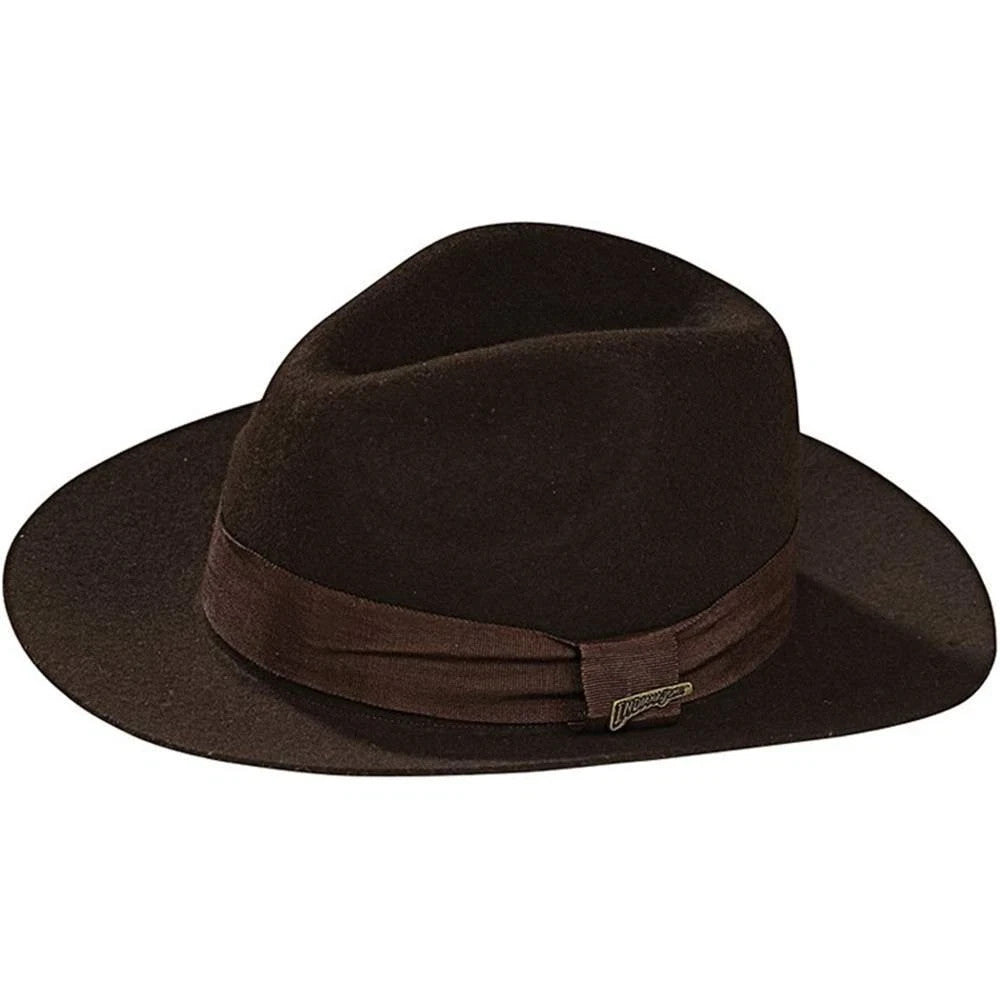 Indiana Jones Hat Brown Fedora Fancy Dress Up Halloween Adult Costume Accessory