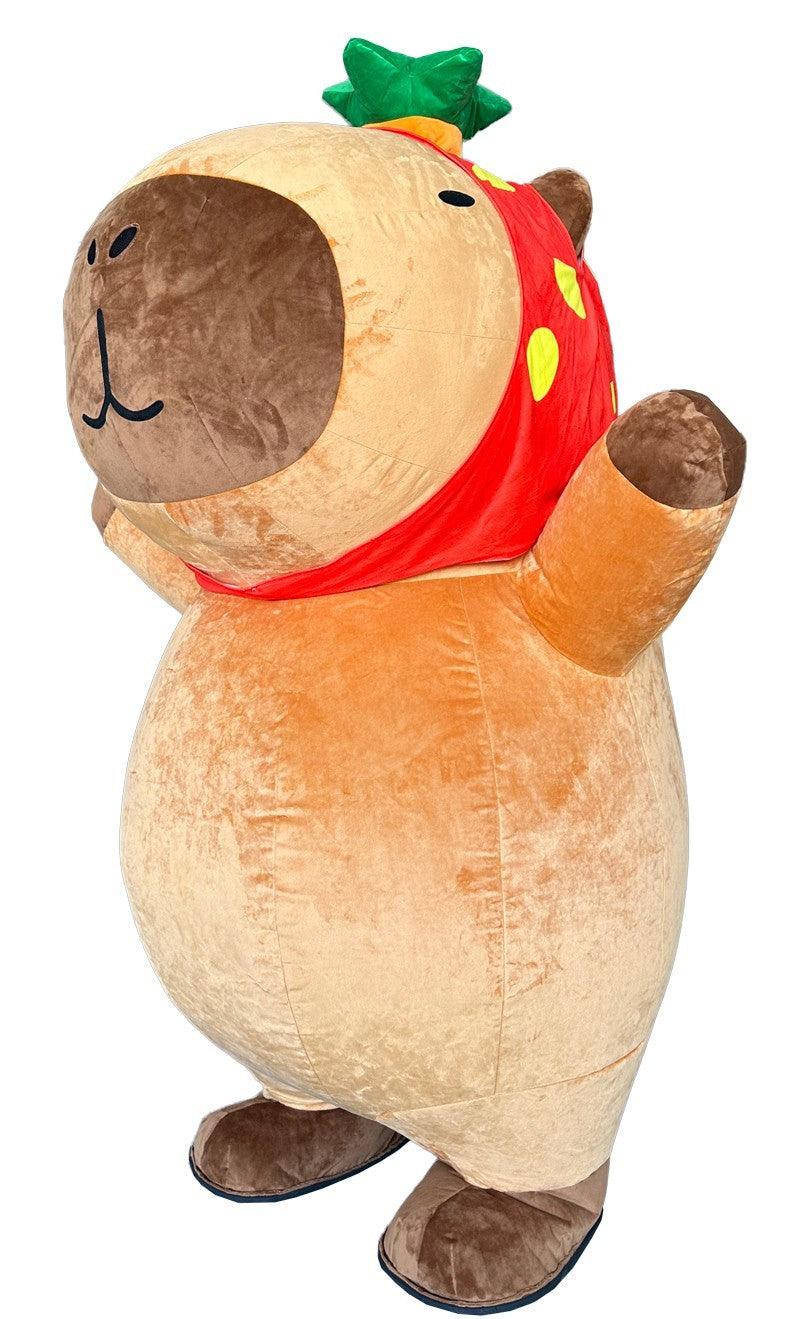 Capybara Inflatable Mascot Costume Plush Halloween Carnival Cosplay Party Outfit Halloween Fast