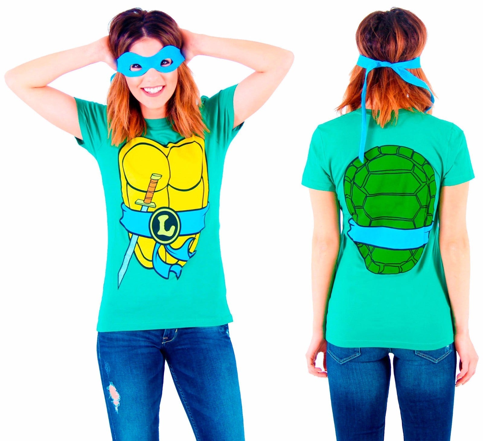TMNT Teenage Mutant Ninja Turtles Halloween Cosplay Costume T-Shirt Tee Halloween Fast