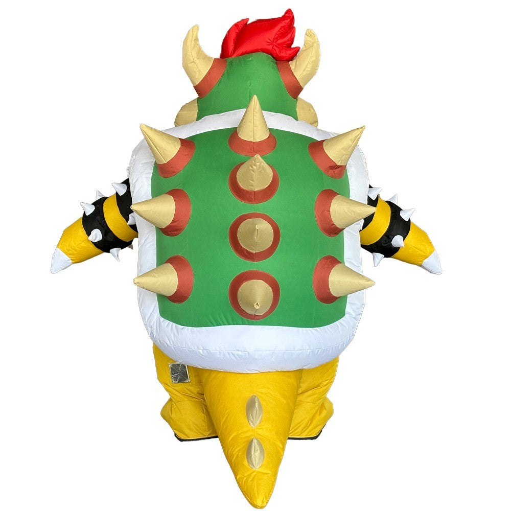Bowser Koopa Inflatable Mascot Costume Halloween Carnival Cosplay Party Outfit Halloween Fast