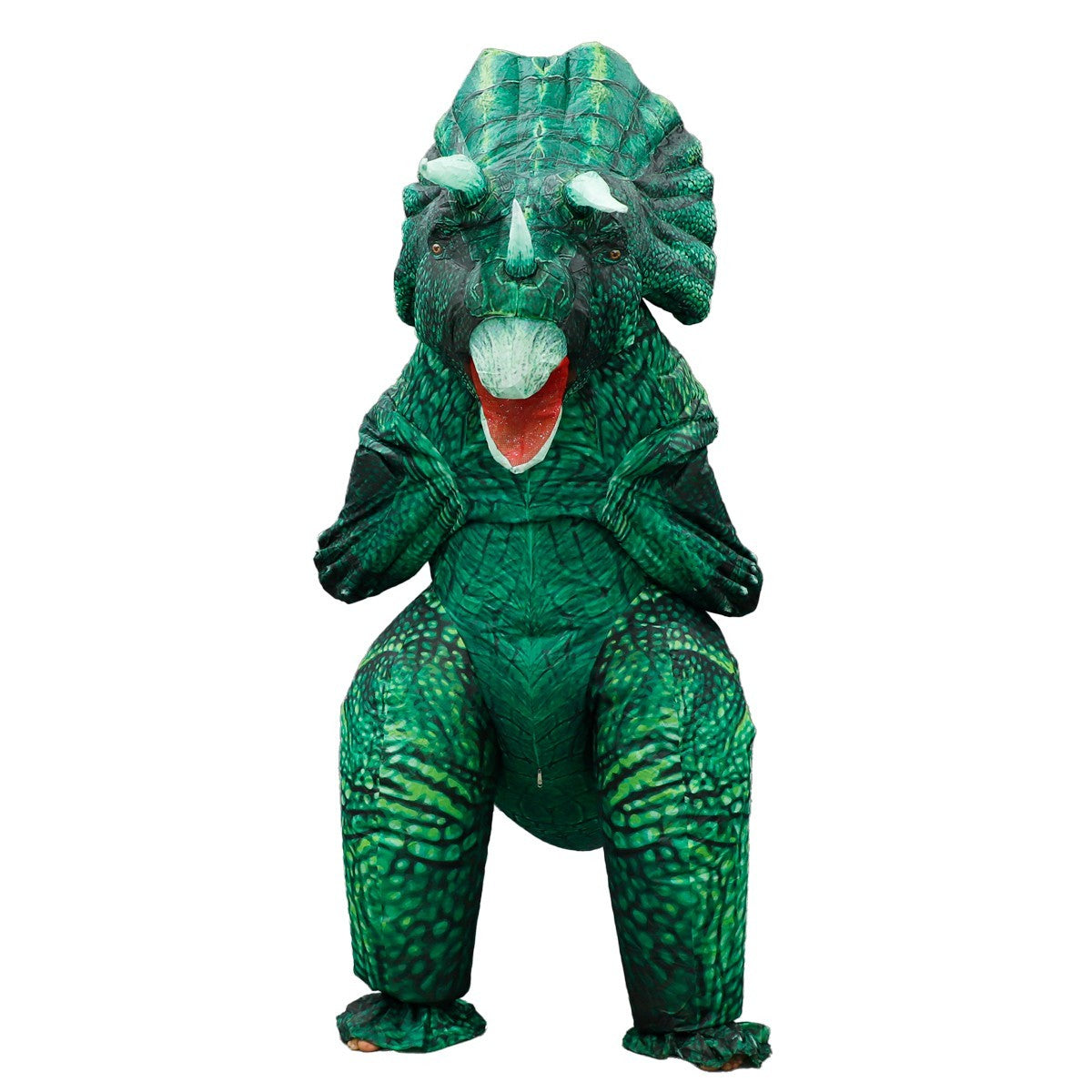 7' Triceratops Inflatable Costume Adult for Halloween Cosplay Party Fancy Dress Halloween Fast