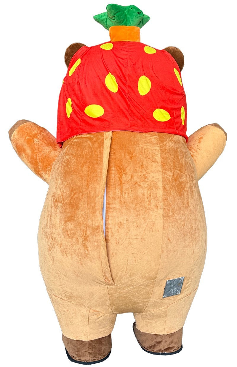 Capybara Inflatable Mascot Costume Plush Halloween Carnival Cosplay Party Outfit Halloween Fast