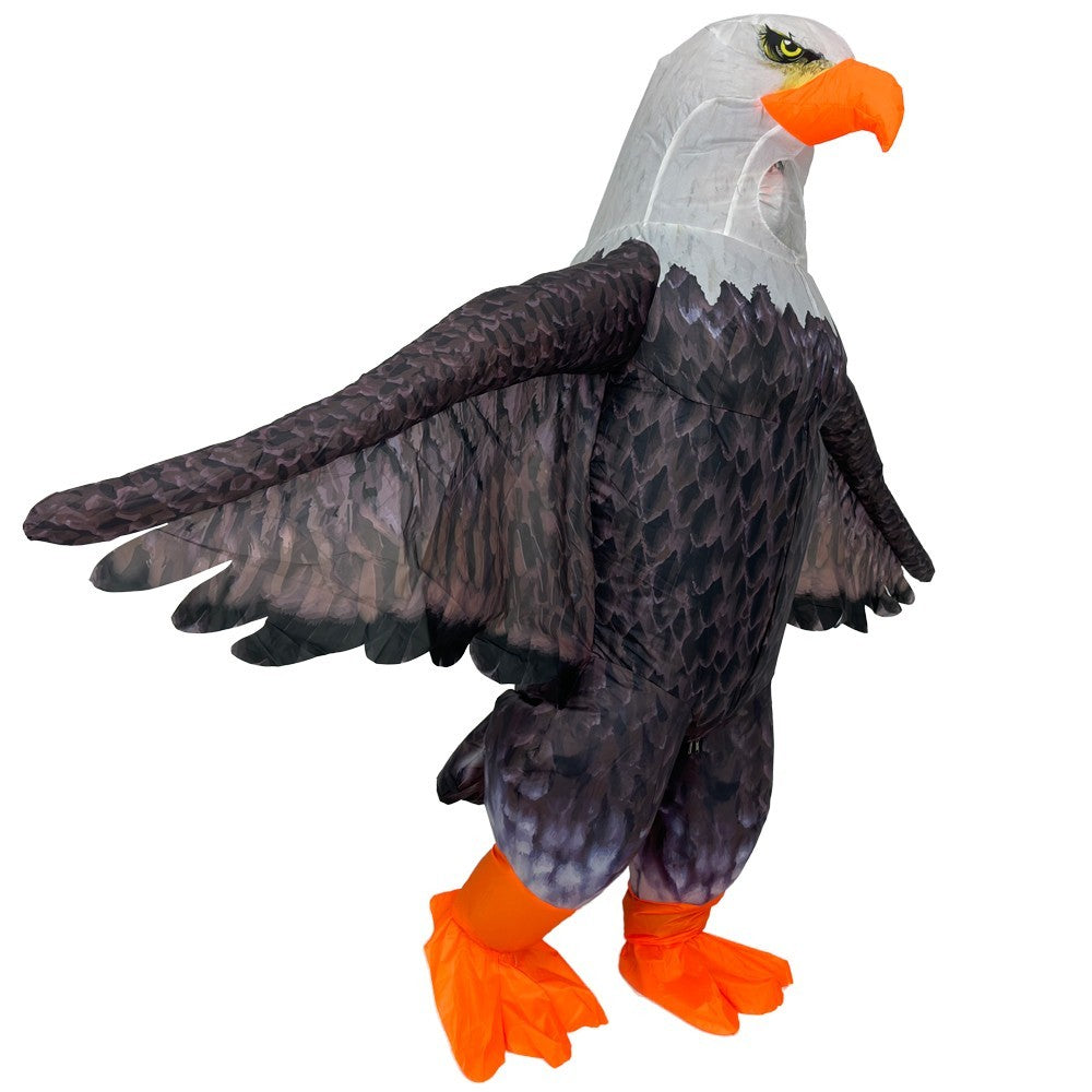 7' Giant Eagle Inflatable Costume Adult for Halloween Cosplay Party Fancy Dress Halloween Fast