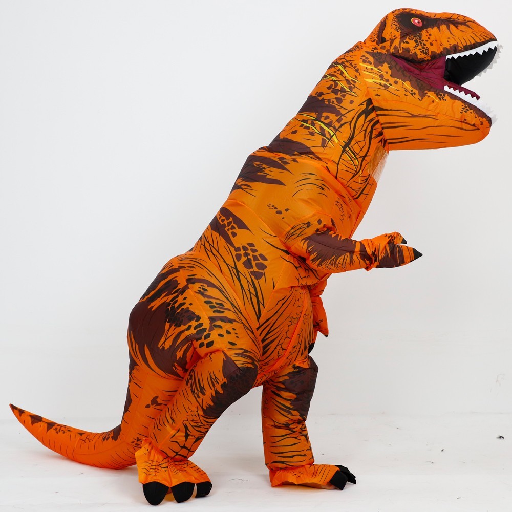 7ft T-Rex Inflatable Costume Adult Size for Halloween Cosplay Party Fancy Dress Halloween Fast