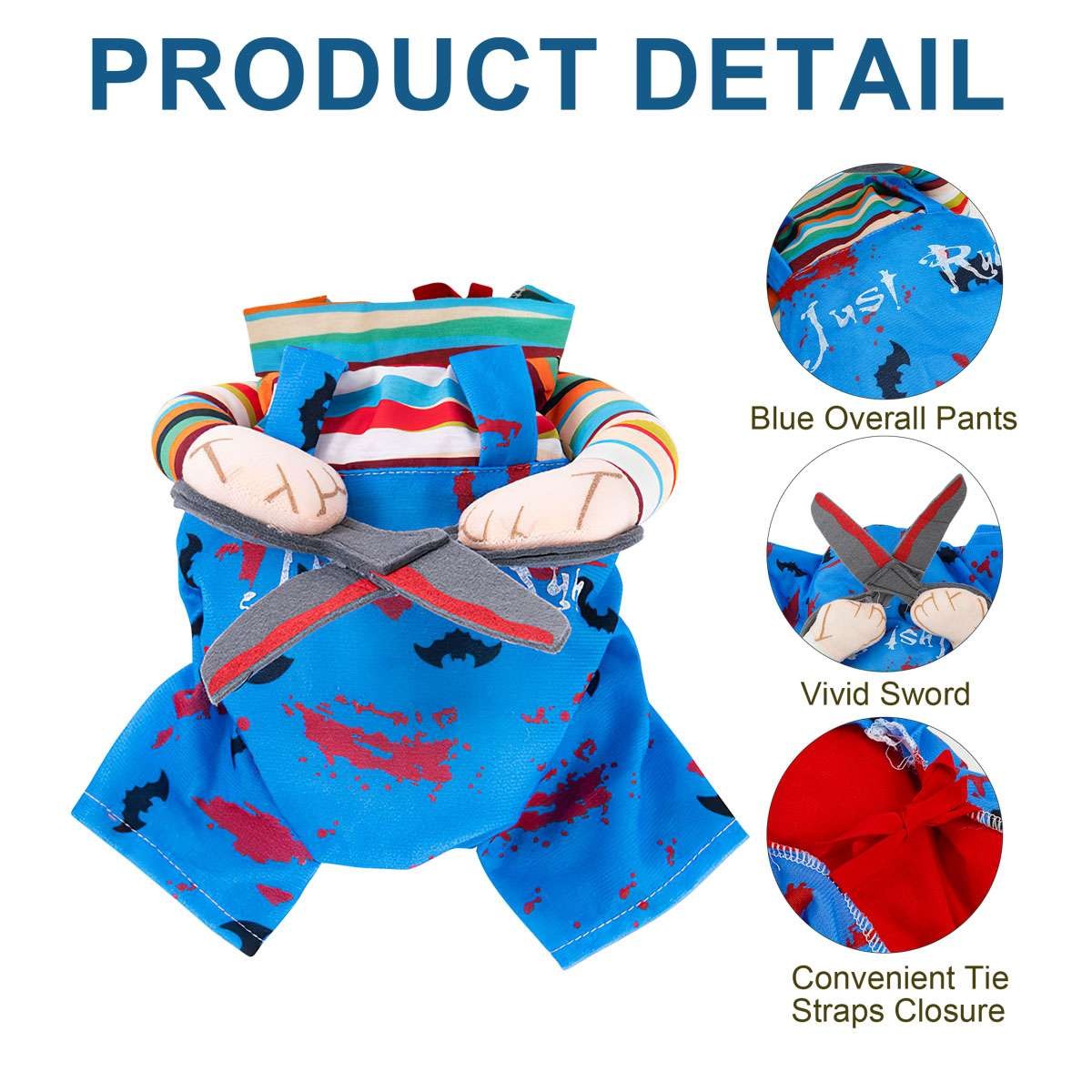 Animal Holiday Party Pet Costume Cloths For Dog Dress Up Cosplay Clothes NEW Halloween Fast