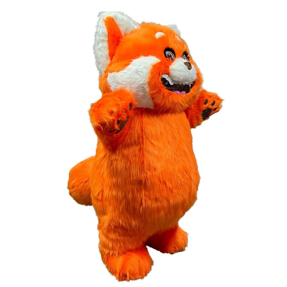 Inflatable Mascot Costume Red Panda Plush Halloween Carnival Cosplay Fancy Dress Halloween Fast