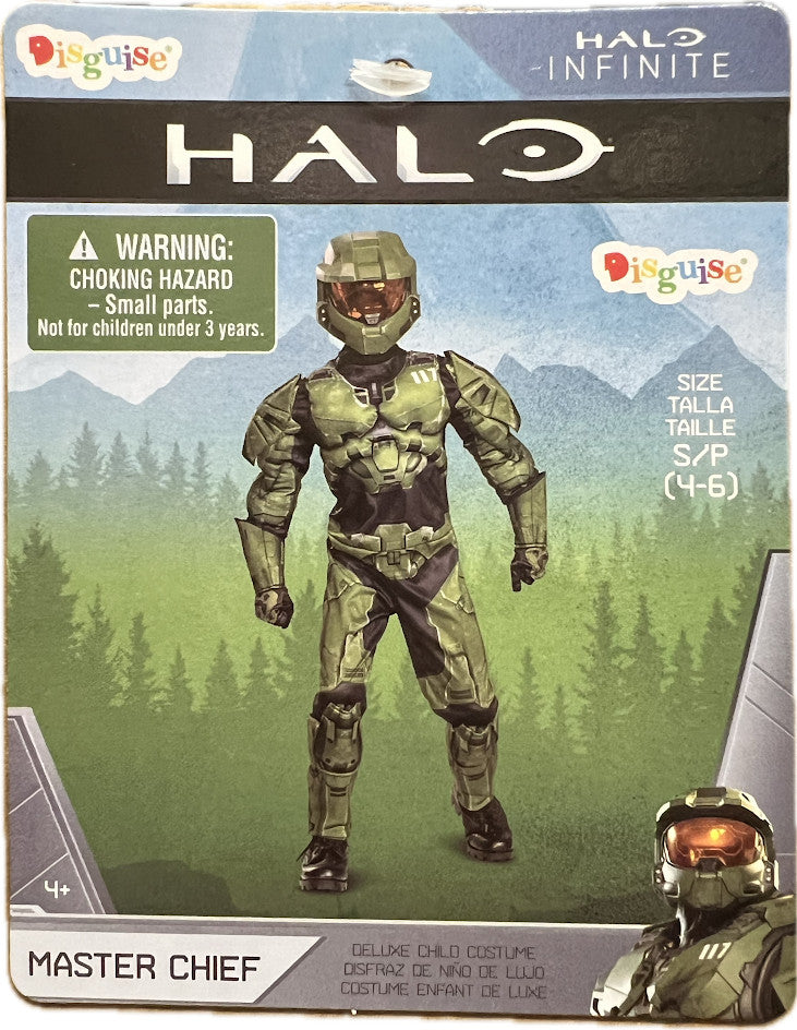 HALO MASTER CHEIF DELUXE CHILD COSTUME SMALL 4-6 Halloween Fast