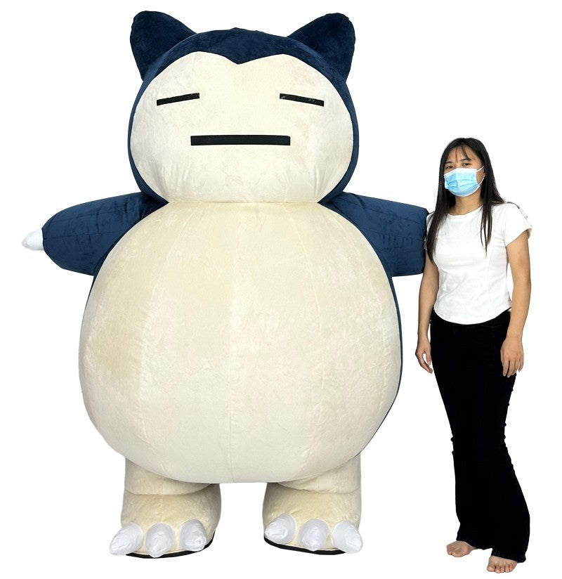 Snorlax Inflatable Mascot Costume Plush Halloween Carnival Cosplay Party Outfit Halloween Fast