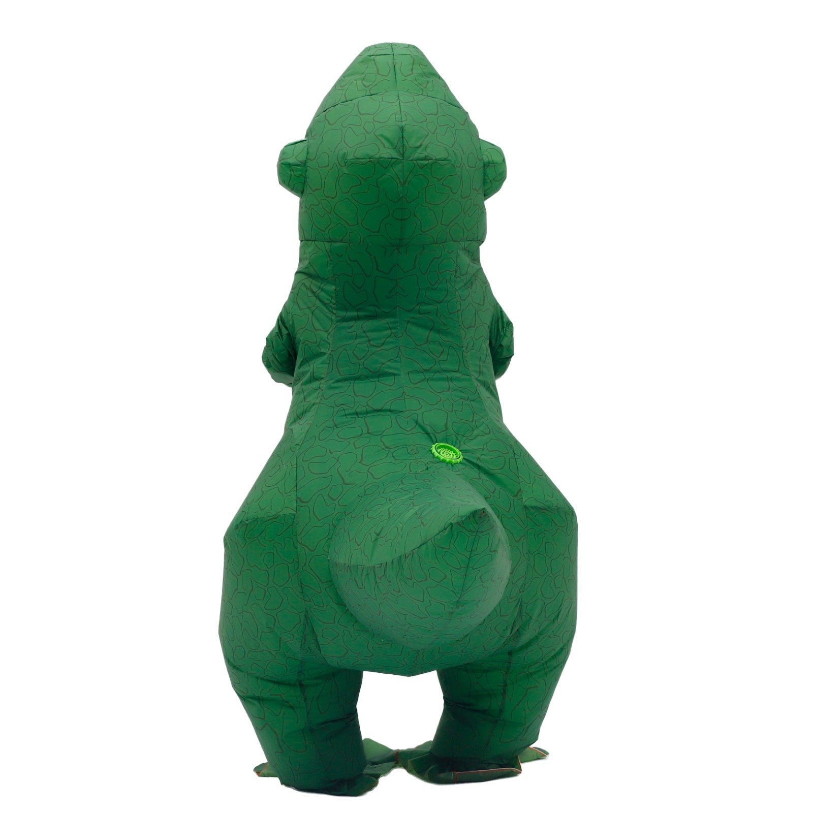 7' Green T-Rex Inflatable Costume Adult for Halloween Cosplay Party Fancy Dress Halloween Fast