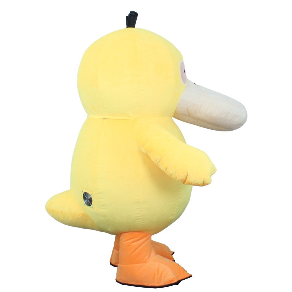 2m Yellow Psyduck Inflatable Mascot Costume Plush Carnival Cosplay Party Outfit Halloween Fast