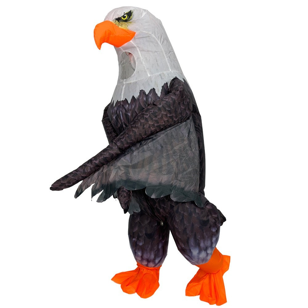 7' Giant Eagle Inflatable Costume Adult for Halloween Cosplay Party Fancy Dress Halloween Fast