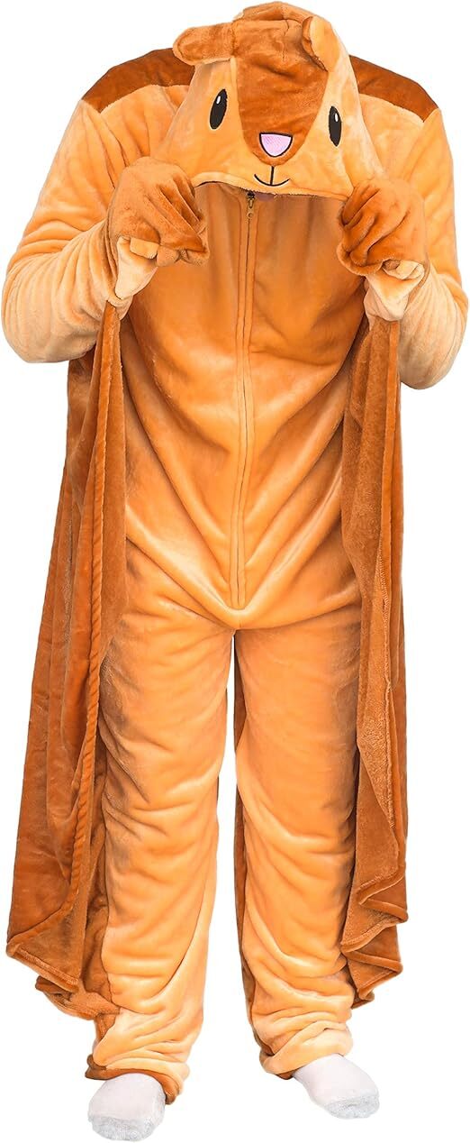 Adult Unisex Flappy Pajama Suit - Halloween Cosplay Costume Jumpsuit for All Halloween Fast