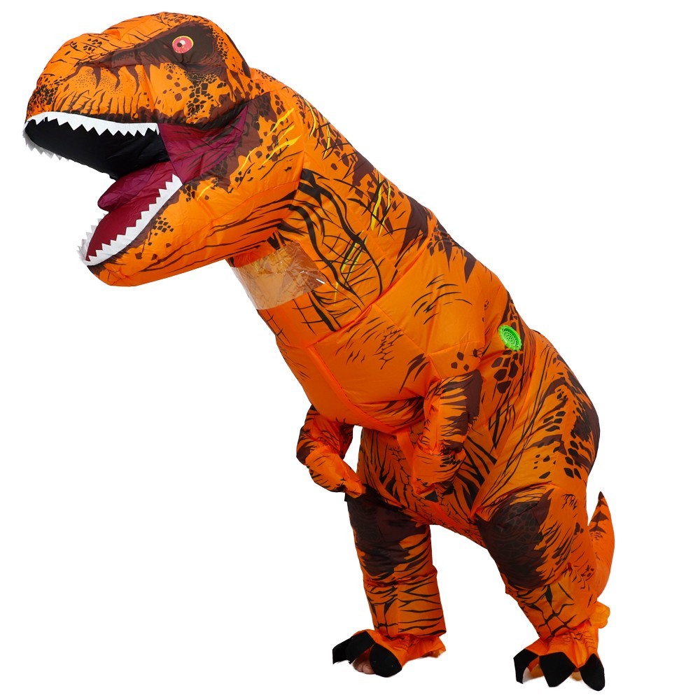 7ft T-Rex Inflatable Costume Adult Size for Halloween Cosplay Party Fancy Dress Halloween Fast