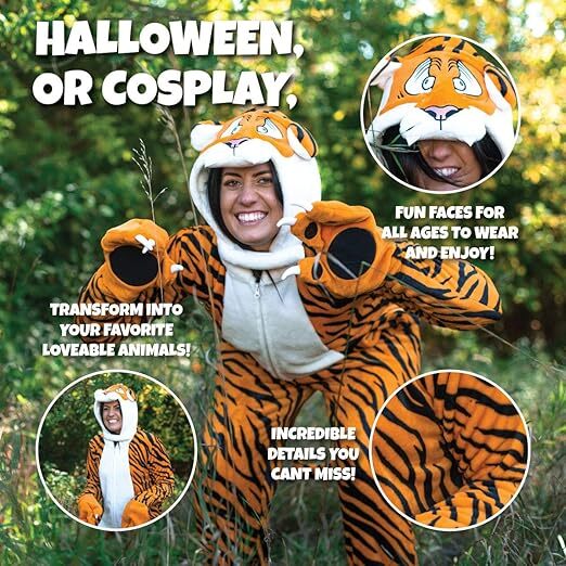 Adult Unisex Flappy Pajama Suit - Halloween Cosplay Costume Jumpsuit for All Halloween Fast