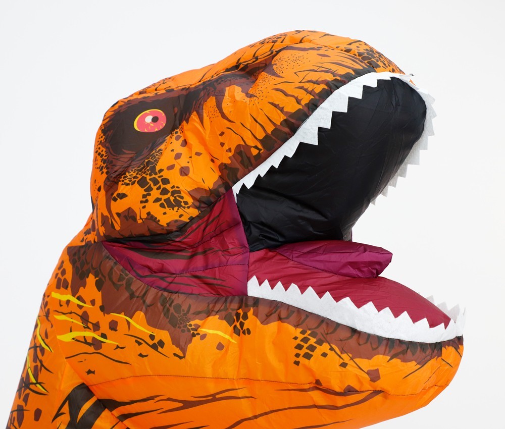 7ft T-Rex Inflatable Costume Adult Size for Halloween Cosplay Party Fancy Dress Halloween Fast