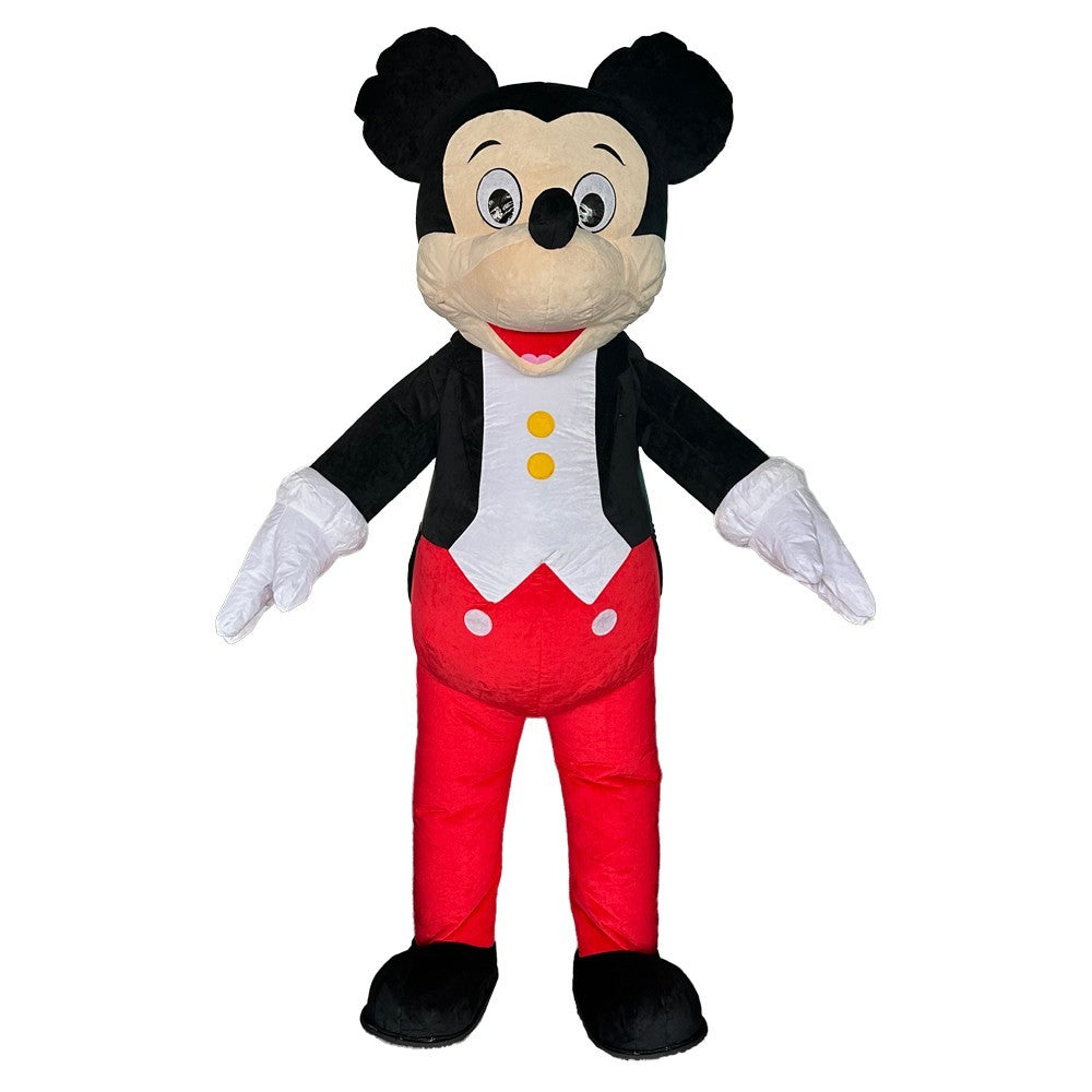 Inflatable Classic Mickey Mascot Costume Halloween Carnival Cosplay Party Outfit Halloween Fast