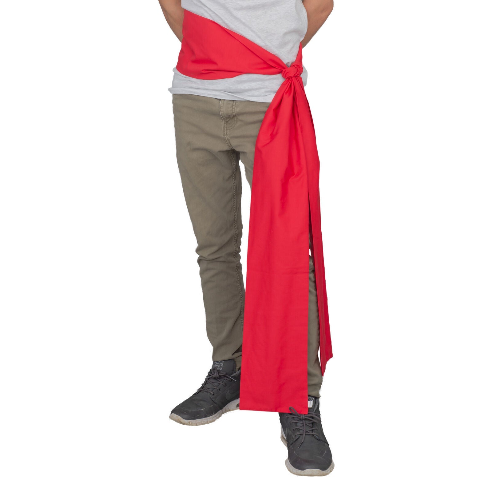 Adult Unisex Red Renaissance Pirate Halloween Comic Con Costume Sash Accessory Halloween Fast