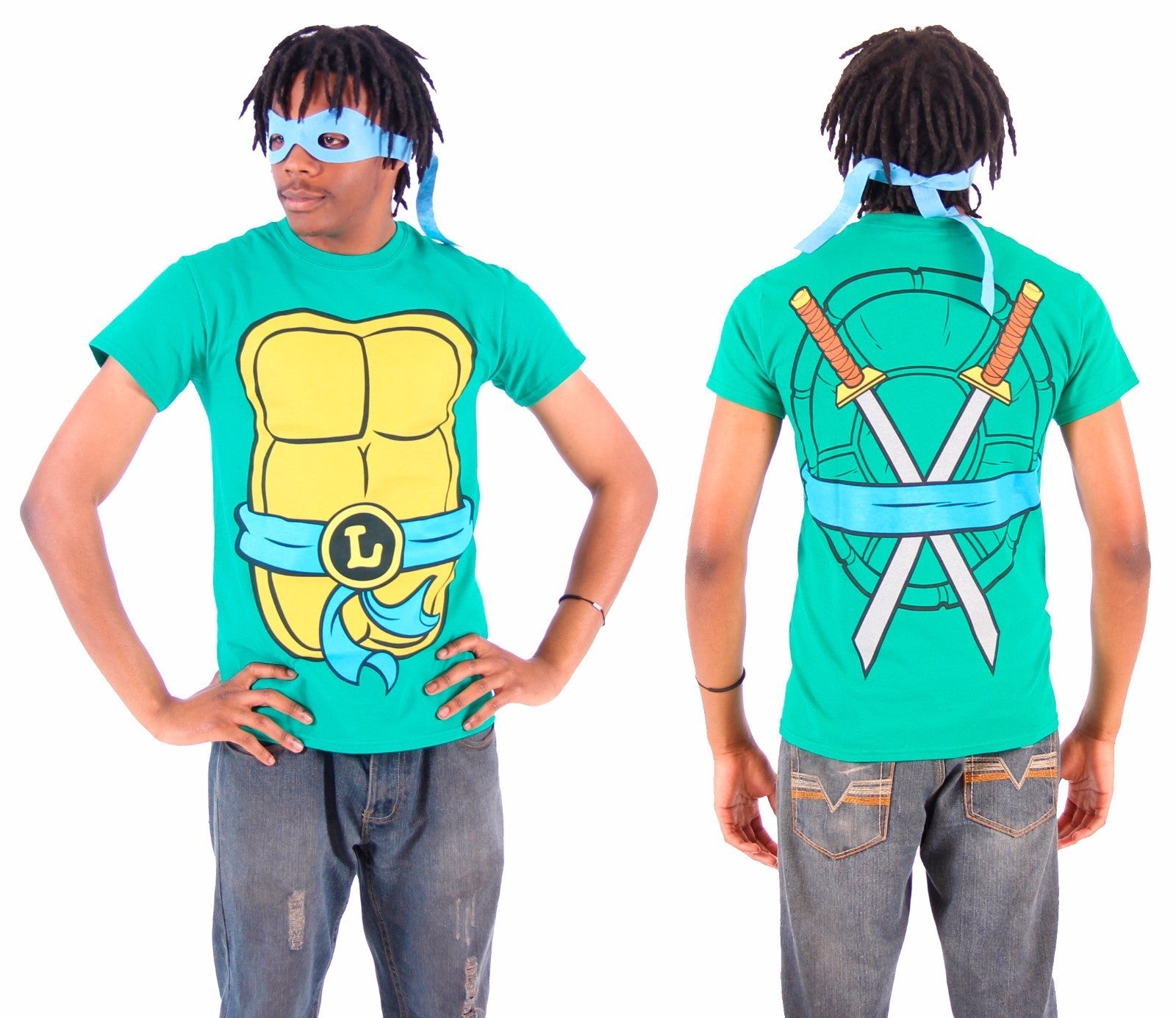 TMNT Teenage Mutant Ninja Turtles Halloween Cosplay Costume T-Shirt Tee Halloween Fast