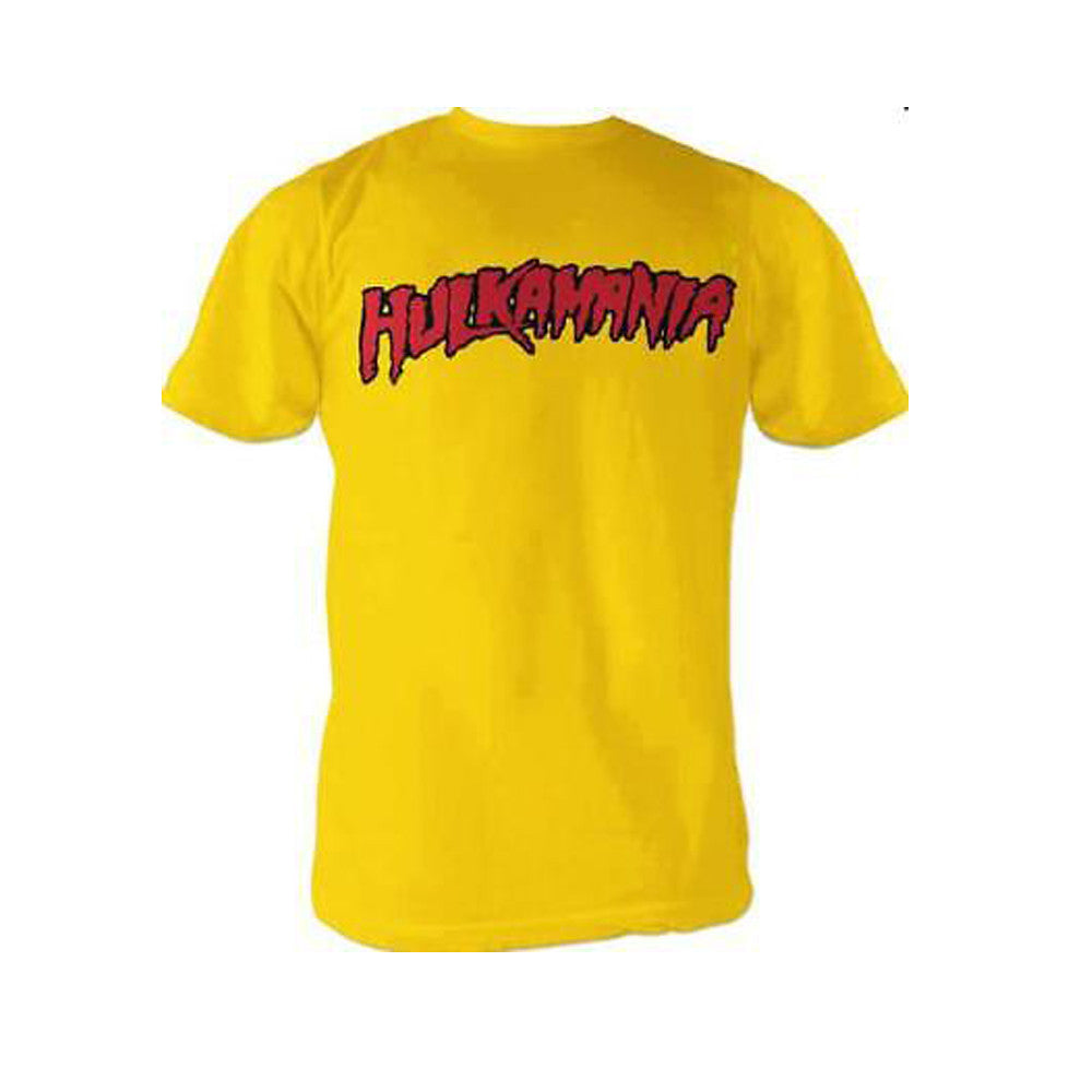 Hulkamania Hulk Hogan Halloween Cosplay Costume Set (Shirt-Wig-Bandana-Glasses) Halloween Fast