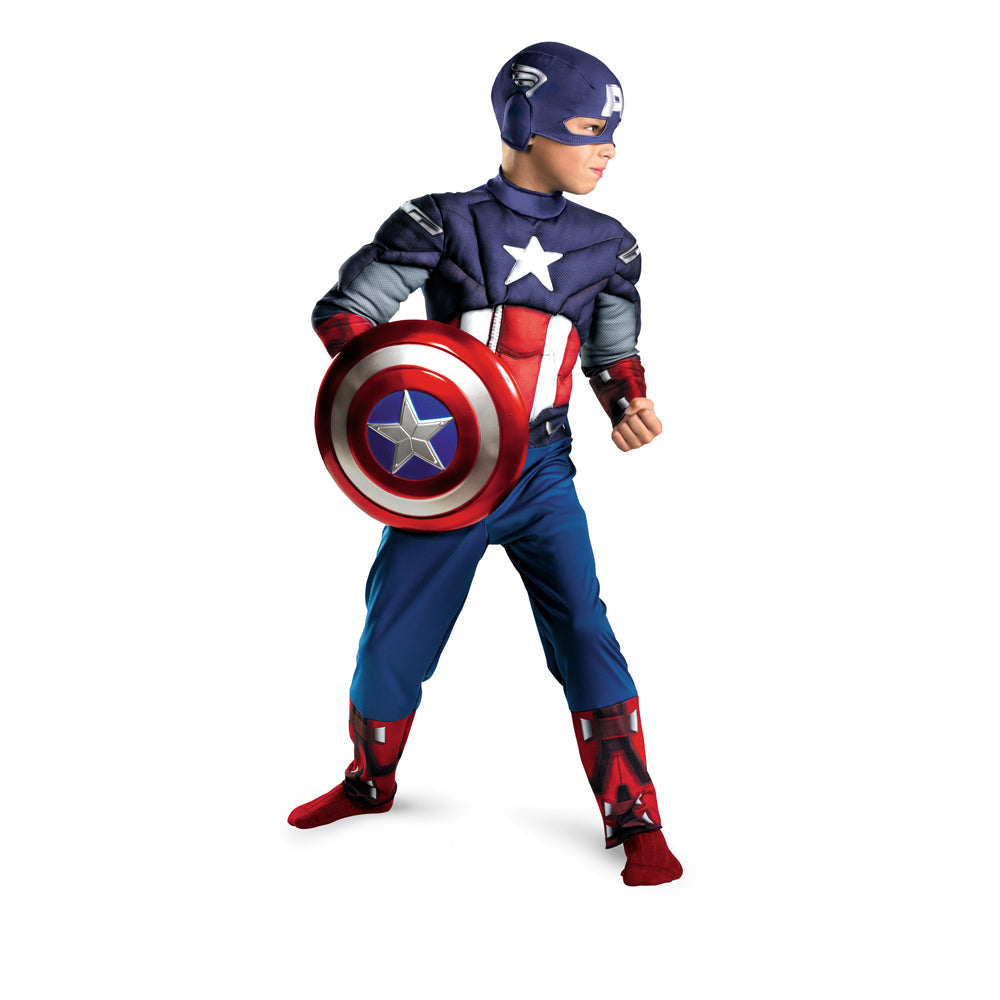 Kids Marvel Avengers Iron Man Thor Hulk Captain America Halloween Costume Halloween Fast