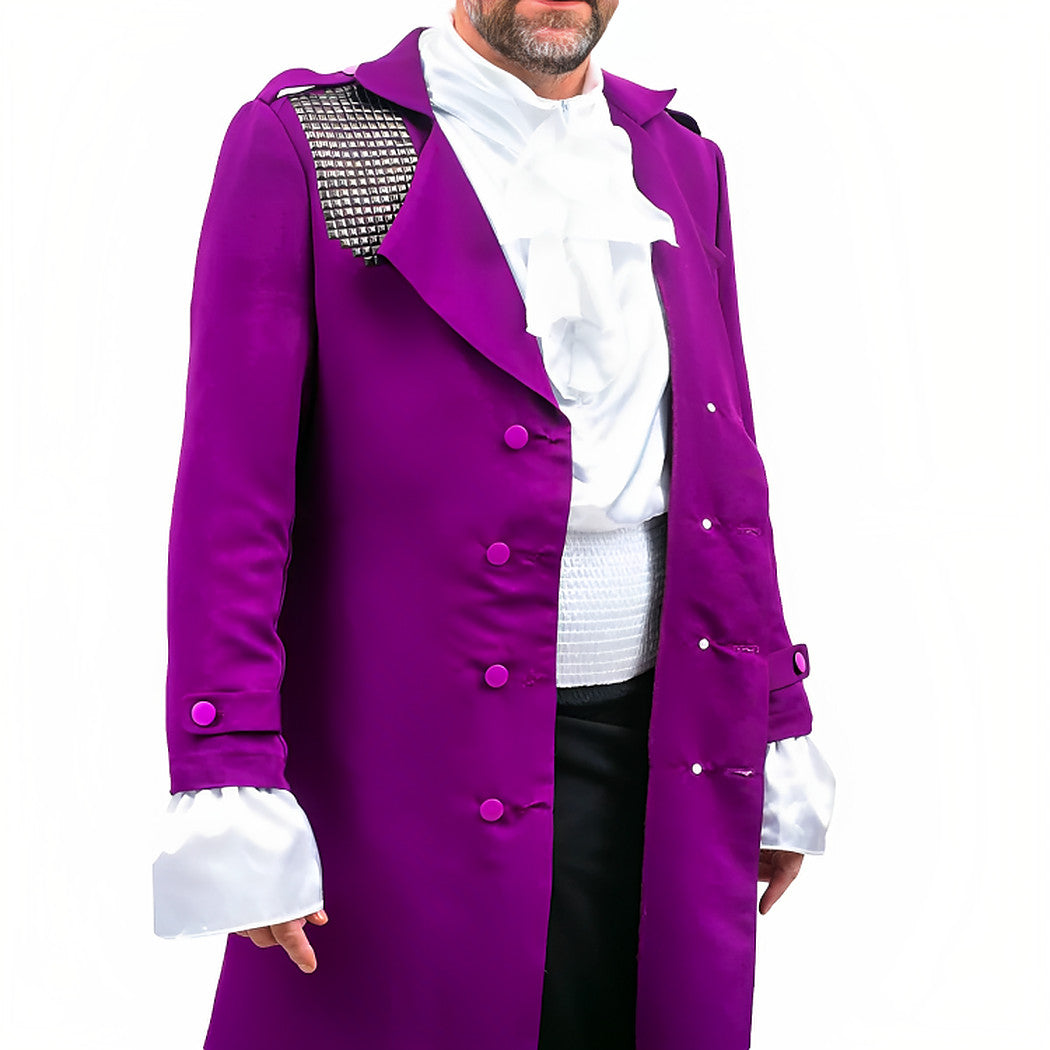 Minneapolis Paisley Purple Music Artist Deluxe Halloween Con Costume Coplay Set Halloween Fast
