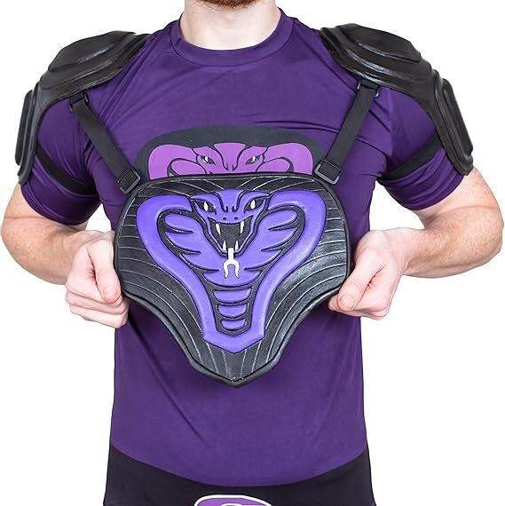 Dodgeball Movie Purple Cobras Halloween Costume Cosplay Body Armor Accessory Halloween Fast