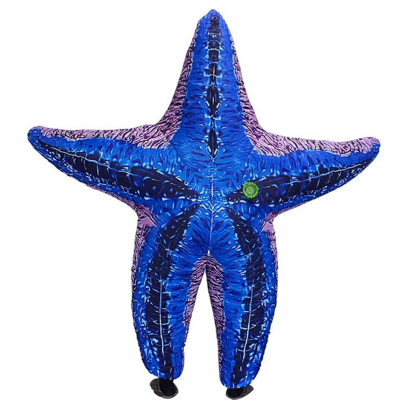 Blue Sea Star Inflatable Costume Adult for Halloween Cosplay Party Fancy Dress Halloween Fast