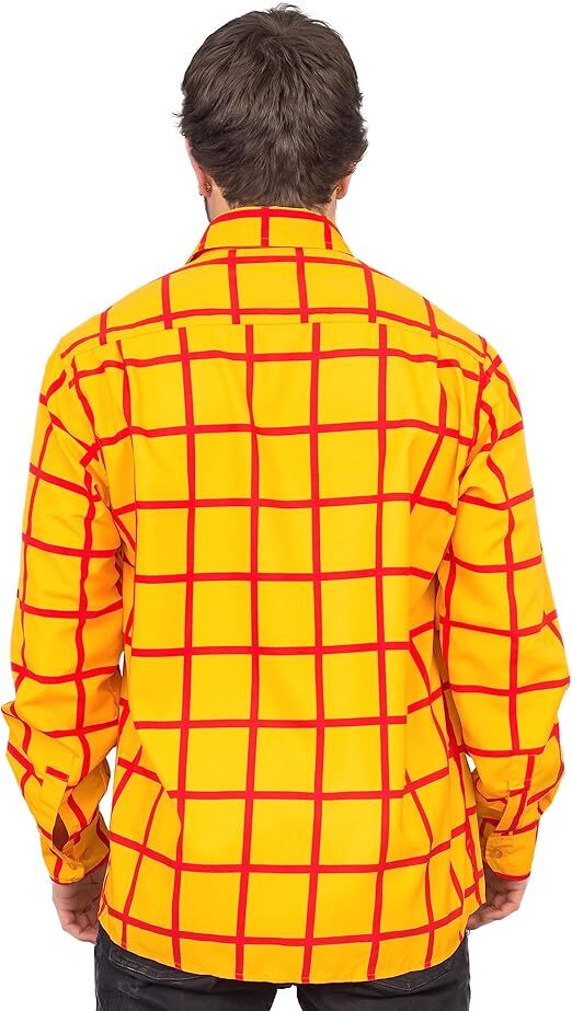 Sheriff Woody Cowboy Shirt Halloween Costume Cosplay  Toy Story Character Outfit Halloween Fast